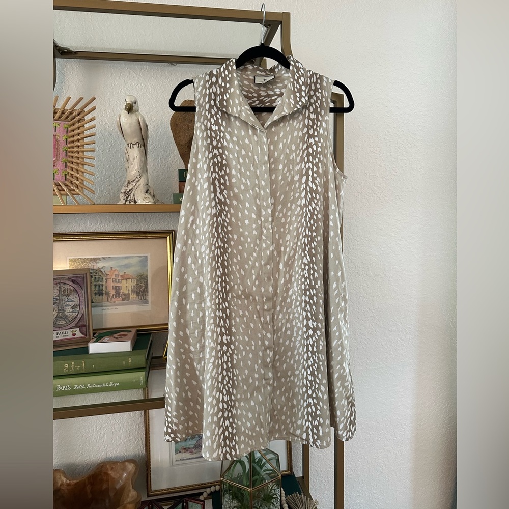 Sleeveless Tuckernuck Antelope Swing Dress